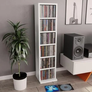 6-Tier Living Room Office CD Games Books Storage Shelf Unit Rack Cabinet - Picture 1 of 7