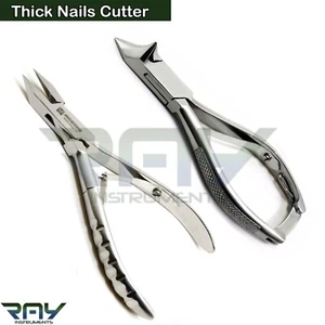 Moon Shape Clipper Heavy Duty Thick Toe Nails Cutters Ingrown Chiropody Tools - Picture 1 of 3