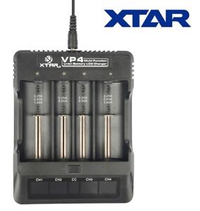 New XTAR VP4 Premium LCD Li-ion Battery Charger