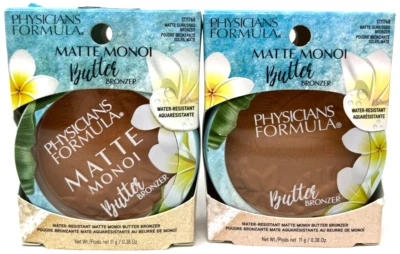 (2) Physicians Formula Matte Monoi Butter Bronzer NIP 1711768 - Matte Sunkissed - Image 1 of 3