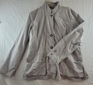 Orvis Jacket Women Size XL Gray Lightweight Zipper And Button Closure - Picture 1 of 19