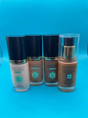 Max factor facefinity 3 in 1 foundation 30ml- Choose your Shade and Type - NEW - Image 1 of 4