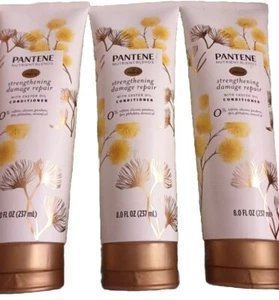 3x Pantene Nutrient Blend Strengthening Damage Repair Conditioner Castor Oil 8oz - Picture 1 of 2