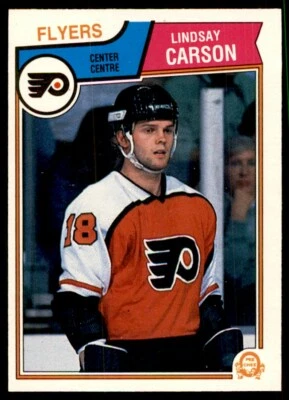1983-84 O-Pee-Chee Lindsay Carson Rookie Philadelphia Flyers #261 - Image 1 of 2