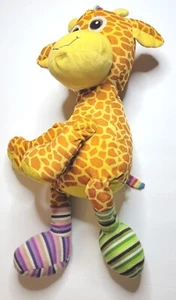 Fiesta Giraffe Plush Silly Striped Socks Stuffed Animal Toy Large 29" - Picture 1 of 9