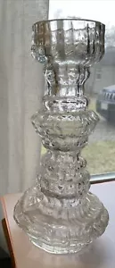 Mid Century Rosenthal Studio Line Martin Freyer Crystal Ice Vase 10” - Picture 1 of 4