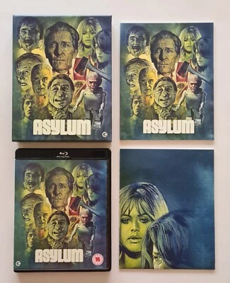 Asylum Limited Edition Blu-ray with Booklet & Poster 1972 Peter Cushing Rare OOP - Image 1 of 4
