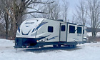 Stunning two monster slide travel trailer camper RV bunk house low reserve.