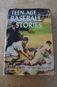Vintage Teen Age Baseball Stories Frank Owen HC 1st DJ 1948 Little League - Imagen 1 de 2