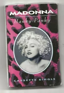 MADONNA HANKY PANKY/MORE VERY RARE CANADA CASSETTE SINGLE,SEALED - Picture 1 of 2