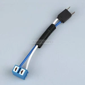 H7 Ceramic Wire Wiring Harness Headlight Socket Connector Adaptor Plug Extension - Picture 1 of 2
