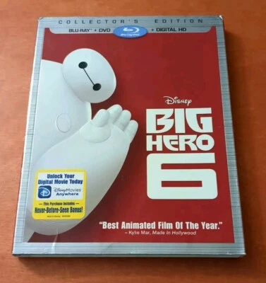 Big Hero 6 Blu-ray Ryan Potter  Scott Adsit  Maya Rudolph T.J. Miller Alan Tudyk - Image 1 of 4