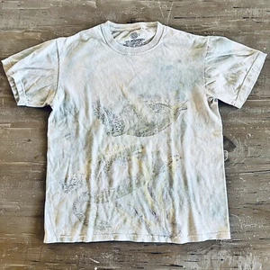 T-shirt Sea Turtle Swim The Mountain adulto oceano incredibile dissolvenza taglia small S USA - Foto 1 di 7