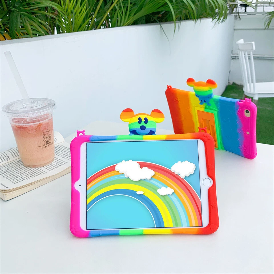 For Samsung Galaxy Tab A8 A7 S6 Lite SM-T220 T500 P610 P613 X200 Kids Strap Case - Image 1 of 4