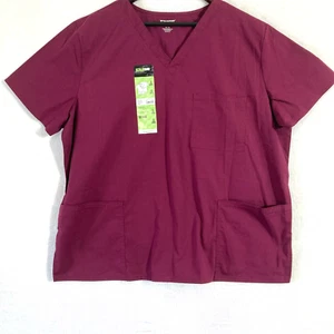 NWT ScrubStar Scrubs Top Womens XL Pockets Medical Hospital Uniform Shirt - Picture 1 of 7
