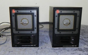 Sony SRS-150 Aktiv-Lautsprecher Boxen - SEHR SELTEN - GUTER ZUSTAND - VINTAGE - Bild 1 von 14