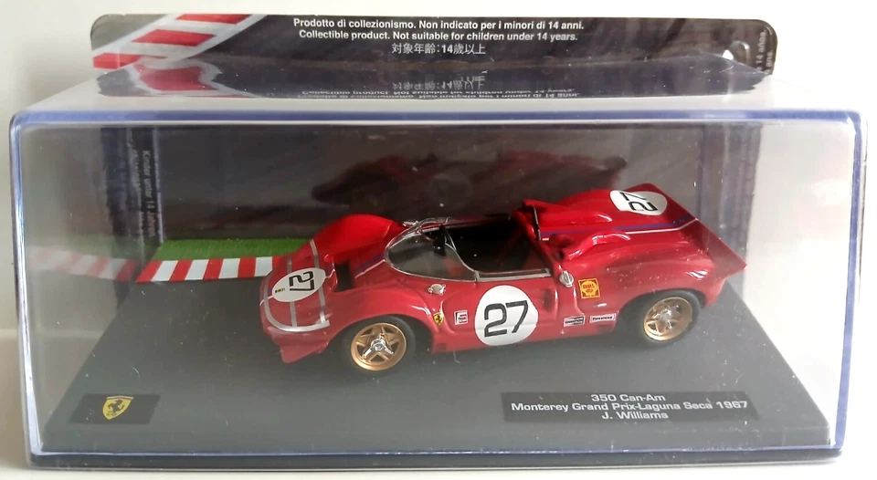 DIE CAST - Ferrari 350 Can-Am Monterey Grand Prix-Laguna Seca 1967 - 143 [#26] - Immagine 1 di 1