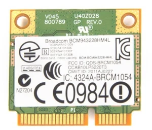 Broadcom BCM943228HM4L Dell DW1530 DW1540 PCI-E 300Mbps Wifi Wireless Card - Picture 1 of 1