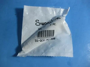Swagelok 3⁄8"" Schnellverbindung x 1⁄4"" Rohrverschraubung SS -- SS-QC6-BC-400 -- Neu - Bild 1 von 6