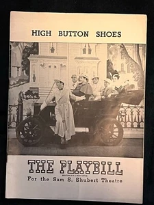 HIGH BUTTON SHOES Playbill PHIL SILVERS, NANETTE FABRAY, 1947 -BROADWAY - 422A4 - Picture 1 of 4