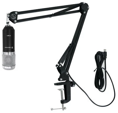 Rockville RCM01 Studio Recording Condenser Microphone Mic+Audio Technica Boom - Image 1 of 4