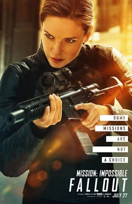 RICH HILL PRODUCTIONS AA2996 Mission Impossible Fallout Film 2018 Rebecca Movie Poster 11x17