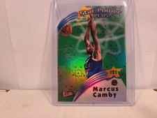 1997 1998 FLEER ULTRA MARCUS CAMBY STAR POWER PLUS REFRACTOR DIE-CUT RAPTORS SP