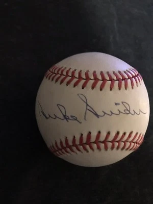 Duke Snider Dodgers Autographed Signed Official MLB NL Rawlings Baseball - Image 1 of 2