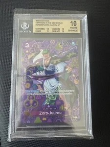 BGS 10 One Piece Zoro-Juurou SP Alt Art OP05-067 Emperors New World OP09 English - Picture 1 of 2