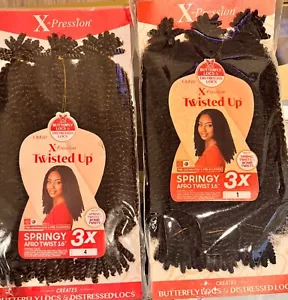 Outre Crochet Braids X-Pression Twisted Up Springy Afro Twist 16"- - Picture 1 of 1