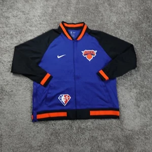 New York Knicks Jacket Mens XXL Nike NBA Dri-Fit Full Zip 2XL 75th Anniversary - Picture 1 of 14
