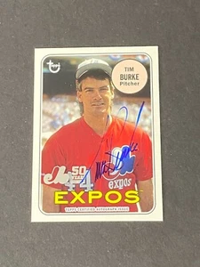 Tim Burke 2019 Topps Archives 50th Anniversary Auto - Picture 1 of 10
