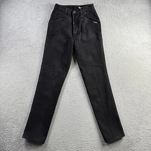 Jeans Rocky Mountain vintage para mujer 11 (28x34) negros bareback Western Denim años 90 - Imagen 1 de 24