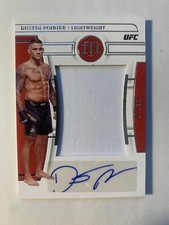 2023 UFC Chronicles Dustin Poirier National Treasures Patch Auto /99