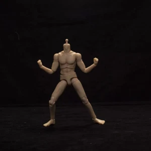 1/12 JO-010-BS Suntan Skin Flexible Muscular 6" Male Action Figure Body Model - Picture 1 of 7