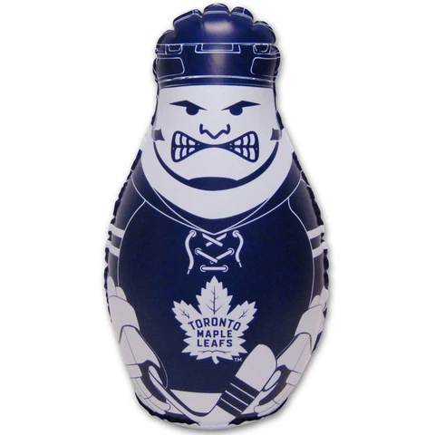 Toronto Maple Leafs Tackle Buddy Inflatable Punching Bag [NEW] NHL Balloon Bop Cover