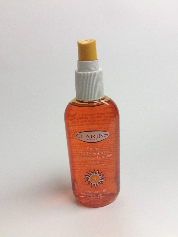 CLARINS SUN CARE OIL INTENSIVE TANNING FOR BODY & HAIR SPF 4 NNB 5.08 Oz/150ml - Image 1 of 1