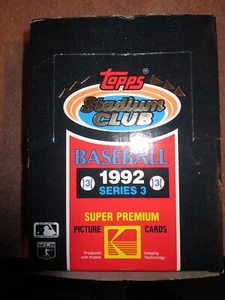 Topps Stadium Club serie 3 baseball 1992 numero 36 sigillato in fabbrica - Foto 1 di 1