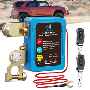 Interruptor de apagado remoto Aislador de desconexión de batería 12V 240A Indicador LED automático - Imagen 1 de 23