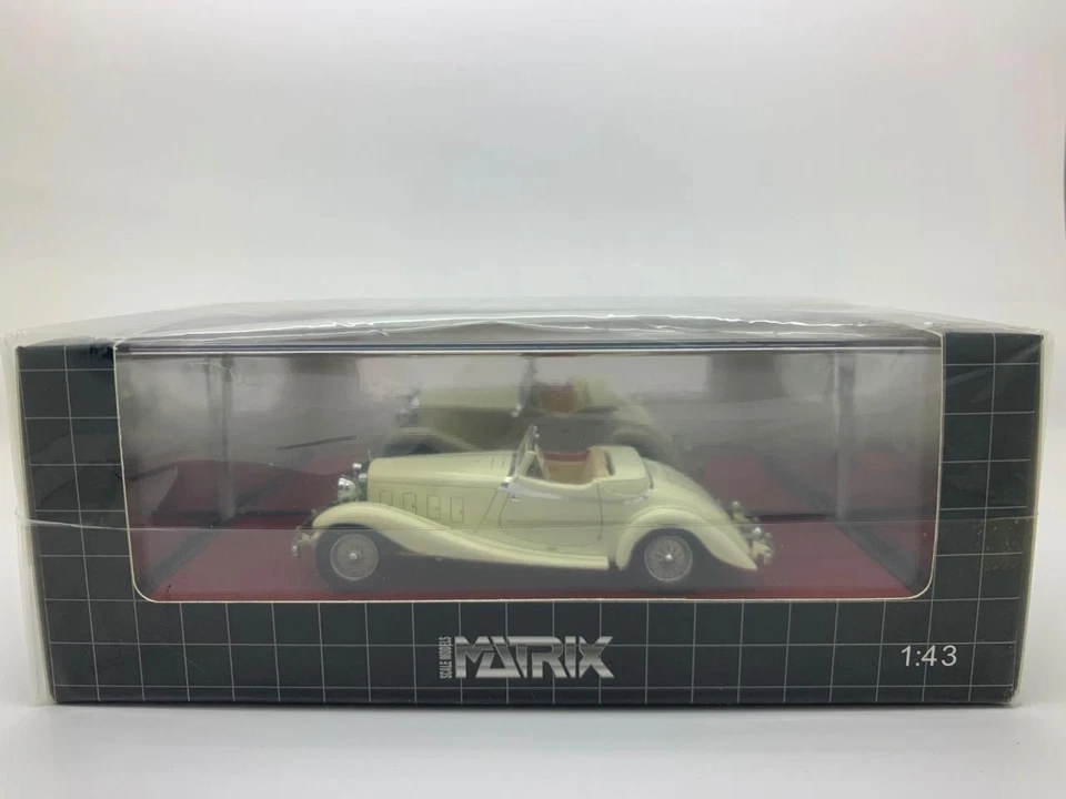 MATRIX DELAGE D8S DE VILLARS ROADSTER 1933 WHITE MX50407-031 1/43 - Image 1 of 1