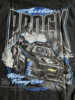 CAMISETA NHRA DRAG RACING OFICIAL AUSTIN PROCK COCHE DIVERTIDO TALLA XL Foto 1 de 4