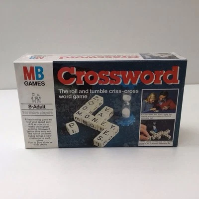 MB GAMES Vintage 1978 Original Crossword Board Game  - RARE Brand New & Sealed - Image 1 of 4