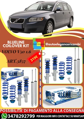 🎀Art.3857 Kit assetto sportivo a ghiera BlueLine adatto per Volvo V50 1.6🎀 - Imagen 1 de 4