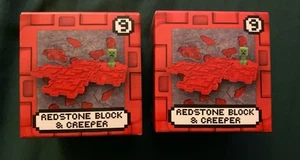 McDonald’s Minecraft Spielzeug #9 X2 Roter Stein Block & Creeper - Bild 1 von 4