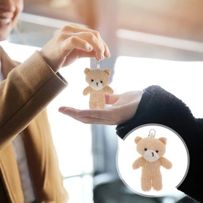 10 pcs backpack charm pendant bear keychain stuffed animal stuffed bear - Image 1 of 4
