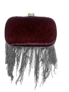 Bolso sin asas House Of Harlow Jude estuche rígido serpiente boda fiesta cóctel  - Imagen 1 de 14