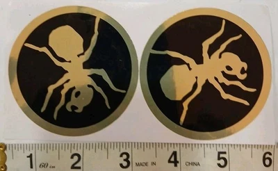 Lot Of 2 The Prodigy Stickers Band Ant Logo ~Gold Stickers~Brand New - Image 1 of 2