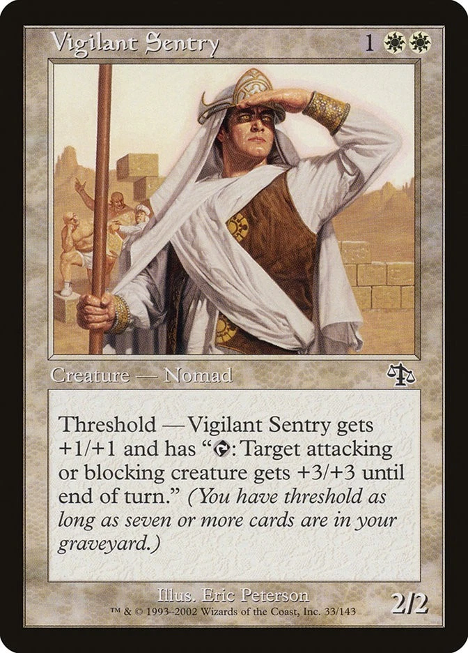 Judgment Vigilant Sentry MTG Magic the Gathering NM - Image 1 of 1