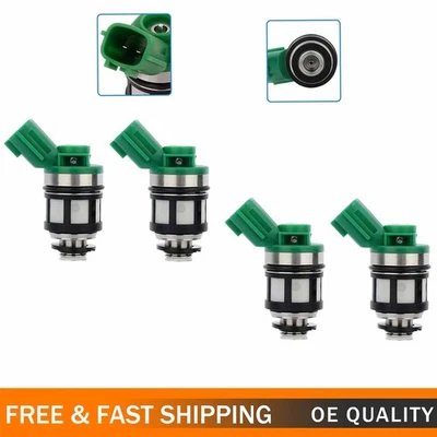Set of 4 Fuel injectors For NISSAN Frontier Xterra 2.4L 1996-2004 16600-1S700 Foto 1 de 4