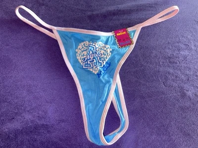 Mudd Angels Y2K Mudd Thong String Vintage M Cotton Brief Panties Underwear - Image 1 of 3